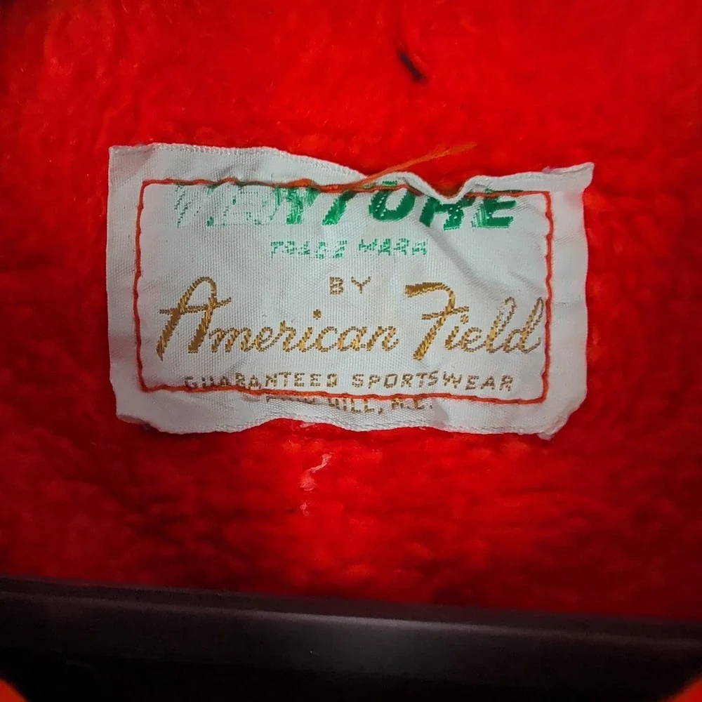 Vintage American Field Jacket Mens L Orange Drybak‎ Hunting
